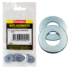 Champion - WASHERS-FLAT-STEEL-7/16" x 7/8" x 16G-ZINC PLATED | C330-6