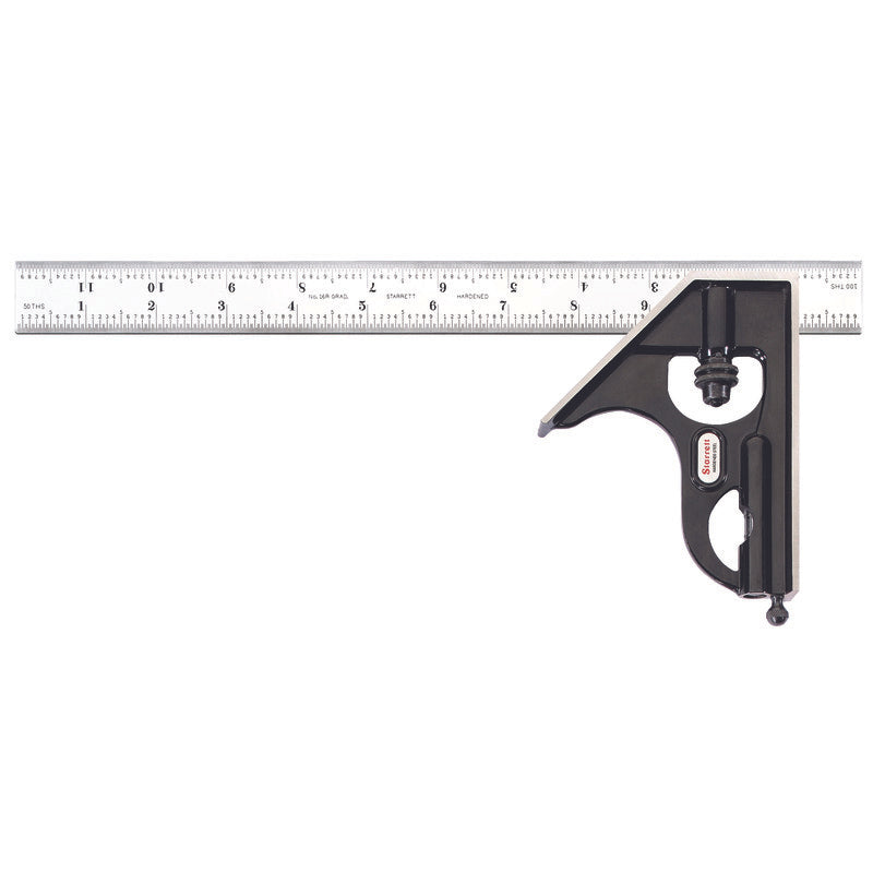 Starrett - Combination Square 12in 16R Grad | C33H-12-16R