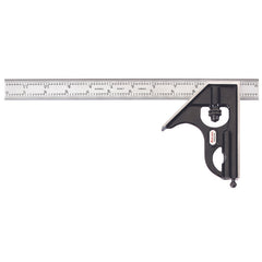 Starrett - Combination Square 12in 4R Grad | C33H-12-4R