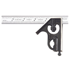 Starrett - Combination Square 6in 16R Grad | C33H-6-16R