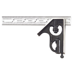 Starrett - Combination Square 6in 4R Grad | C33H-6-4R