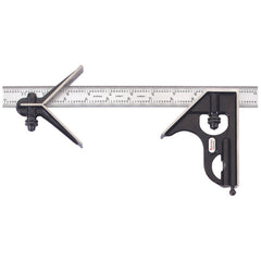 Starrett - Combination Square 12in 4R Grad Center Head | C33HC-12-4R