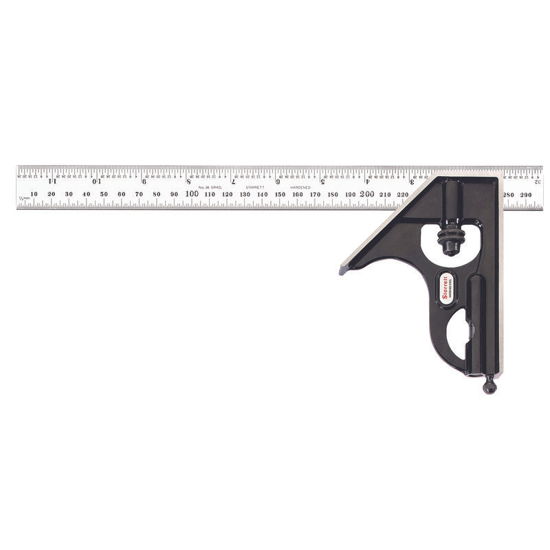 Starrett - Combination Square 300mm Metric/English | C33MEH-300