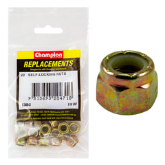Champion - HEX NUTS-SELF LOCKING-NYLON INSERT-5/16"-UNF | C360-2
