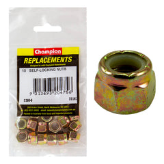 Champion - HEX NUTS-SELF LOCKING-NYLON INSERT-3/8"-UNC | C360-6