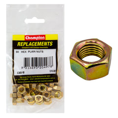 Champion - HEX PLAIN NUTS-5/16"-UNF-CLASS 5 | C365-18