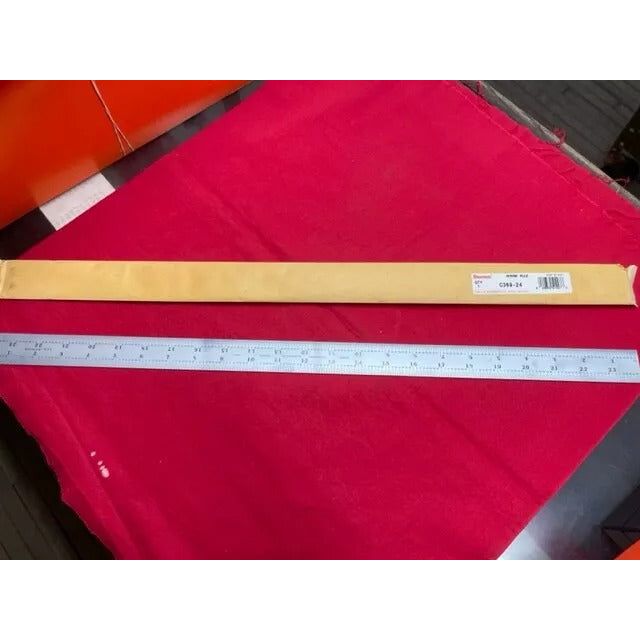 Starrett - Steel Rule 24in 3/8in Shrink per foot 4R Grad | C369-24
