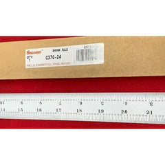 Starrett - Steel Rule 24in 1/8in Shrink per foot 4R Grad | C370-24