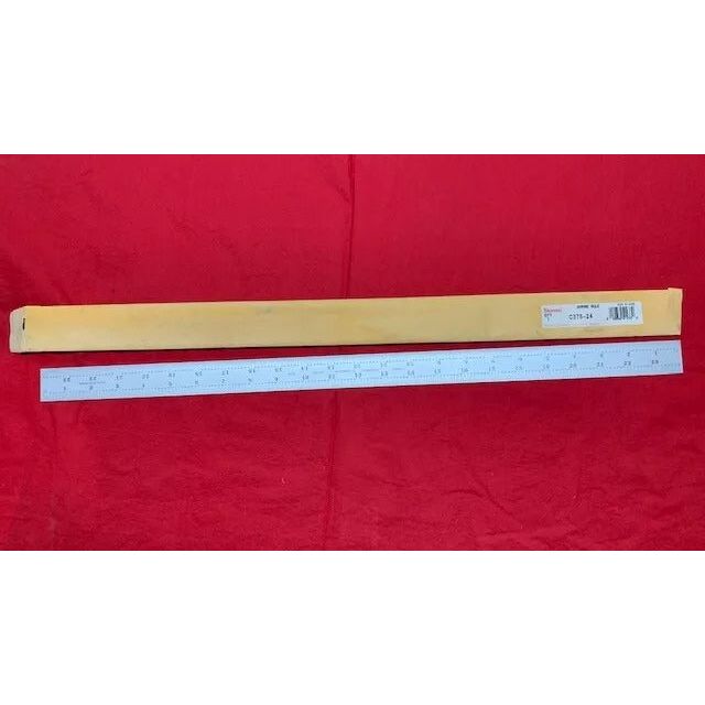Starrett - Steel Rule 24in 3/16in Shrink per foot 4R Grad | C375-24