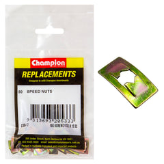 Champion - Speed Nuts - Flat - 16.6 x 10.3 4.8mm Screw | C380-12