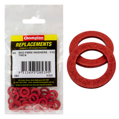 Champion - WASHERS-FLAT-FIBRE-3/8" x ⅝" x 1/16"-RED | C390-6