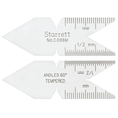 Starrett - Center Gage Metric Standard 60deg | C398M