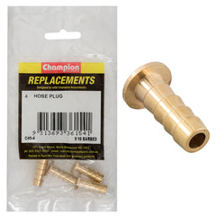 Champion - Hose Plugs - Barbed - Brass - 5/16" | C40-4
