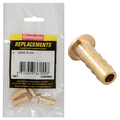 Champion - Hose Plugs - Barbed - Brass - 3/8" | C40-5