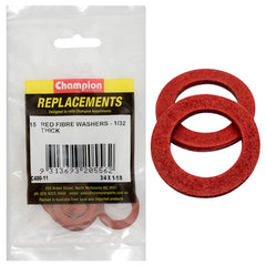 Champion - WASHERS-FLAT-FIBRE-3/4" x 1-1/8" x 1/32"-RED | C400-11