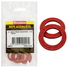 Champion - WASHERS-FLAT-FIBRE-13/16" x 1-3/16" x 1/32"-RED | C400-12