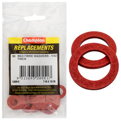 Champion - WASHERS-FLAT-FIBRE-7/16" x 13/16" x 1/32"-RED | C400-6