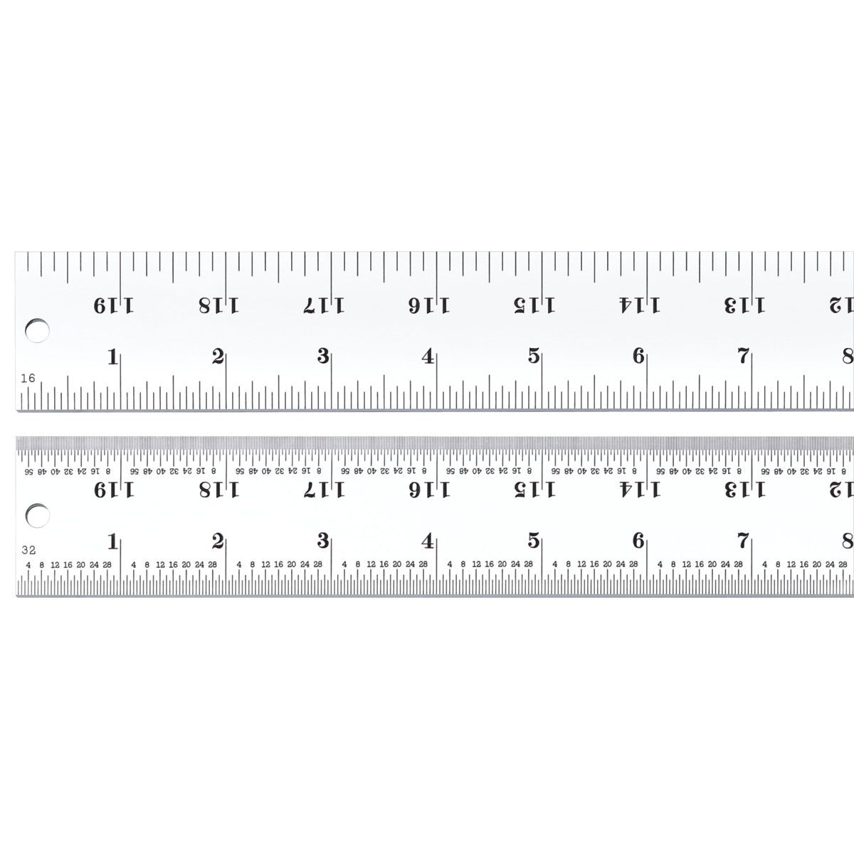 Starrett - Steel Rule Heavy Spring-Tempered 120in 4R Grad | C404R-120