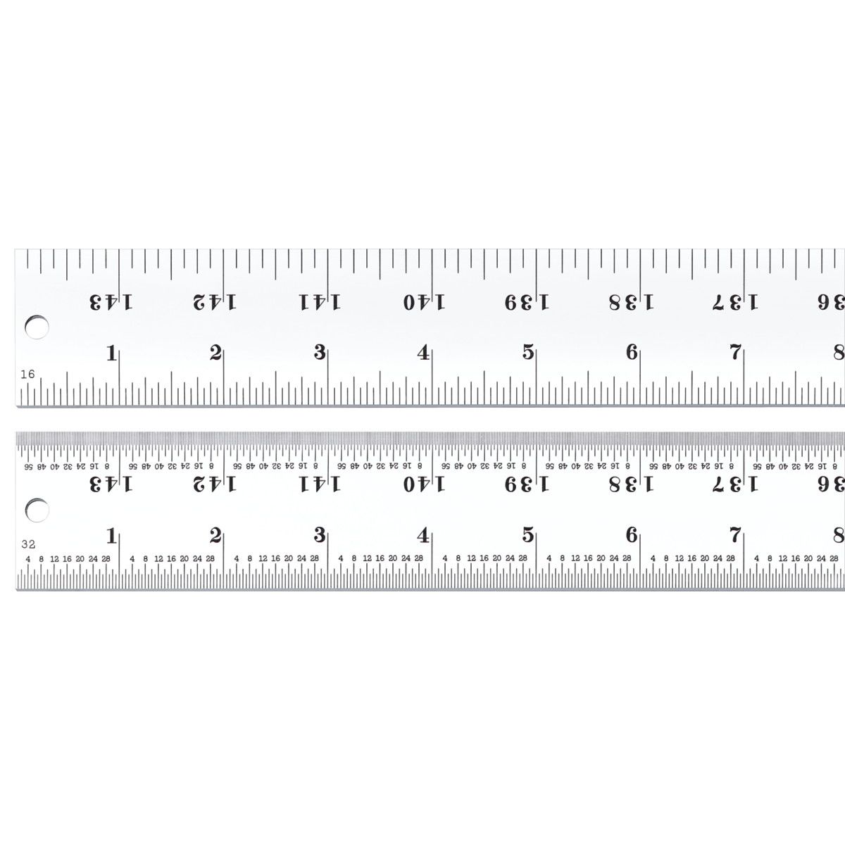 Starrett - Steel Rule Heavy Spring-Tempered 144in 4R Grad | C404R-144