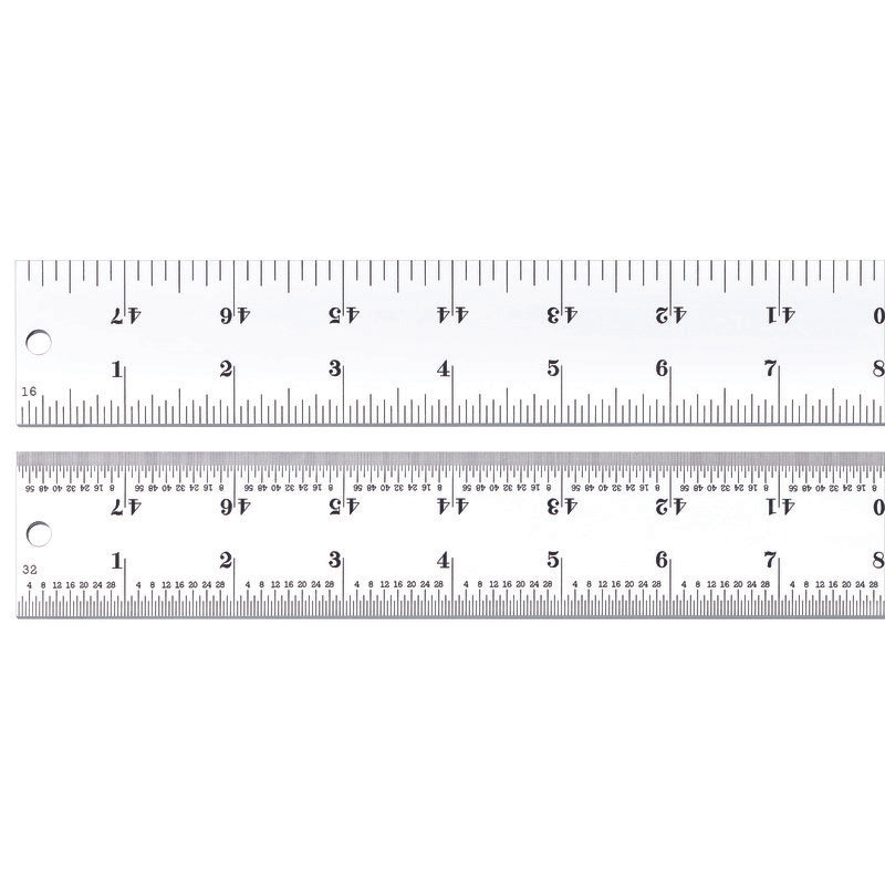 Starrett - Steel Rule Heavy Spring-Tempered 48in 4R Grad | C404R-48