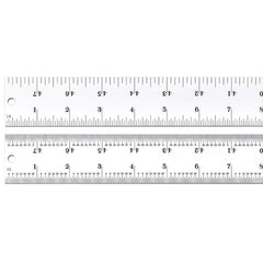 Starrett - Steel Rule Heavy Spring-Tempered 48in 4R Grad | C404R-48