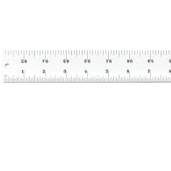 Starrett - Steel Rule Heavy Spring-Tempered 96in 4R Grad | C404R-96
