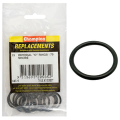 Champion - O Rings - Nitrile Rubber - 70 Shore - 7/8" x 3/32" - Black | C407-15