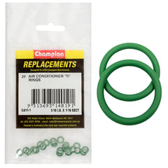 Champion - O Rings-nitrile Rubber-70 Shore-3/16" X 5/16" 1/16"-green | C411-1