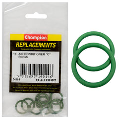 Champion - O Rings - Nitrile Rubber - 70 Shore-⅝" x 13/16" 3/32" - Green | C411-9
