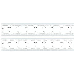 Starrett - Steel Rule Heavy Spring-Tempered 120in 16R Grad | C416R-120