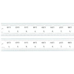 Starrett - Steel Rule Heavy Spring-Tempered 144in 16R Grad | C416R-144