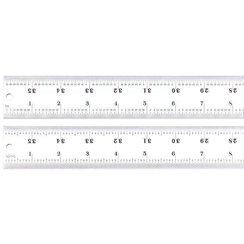 Starrett - Steel Rule Heavy Spring-Tempered 36in 16R Grad | C416R-36