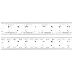 Starrett - Steel Rule Heavy Spring-Tempered 36in 16R Grad | C416R-36