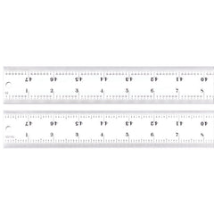 Starrett - Steel Rule Heavy Spring-Tempered 48in 16R Grad | C416R-48
