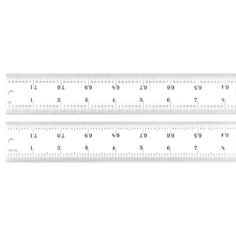 Starrett - Steel Rule Heavy Spring-Tempered 72in 16R Grad | C416R-72