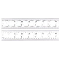 Starrett - Steel Rule Heavy Spring-Tempered 72in 16R Grad | C416R-72