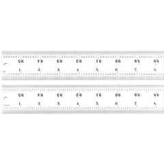 Starrett - Steel Rule Heavy Spring-Tempered 96in 16R Grad | C416R-96