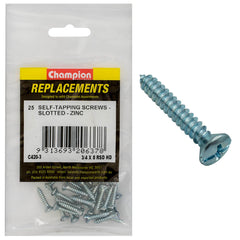 Champion - SELF TAPP SCREWS-RSD-COMBO-4.2 x 19mm-ZINC PLATED | C420-3