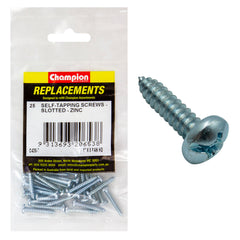 Champion - SELF TAPP SCREWS-PAN-COMBO-4.2 x 25mm-ZINC PLATED | C430-7