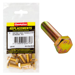 Champion - Hex Set Screws - High Tensile - M10 x 25mm - Grade 8.8 | C431-14