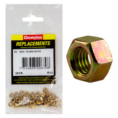 Champion - Hex Plain Nuts - High Tensile - M5 x 0.8mm - Class 8 | C431-19