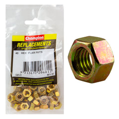 Champion - Hex Plain Nuts - High Tensile - M8 x 1.25mm - Class 8 | C431-21