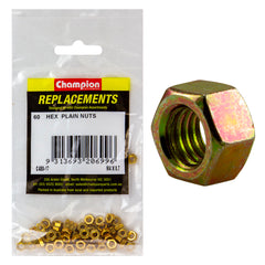Champion - Hex Plain Nuts - High Tensile - M4 x 0.7mm - Class 8 | C480-17