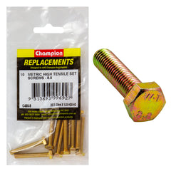Champion - Hex Set Screws - High Tensile - M6 x 40mm - Grade 8.8 | C480-8