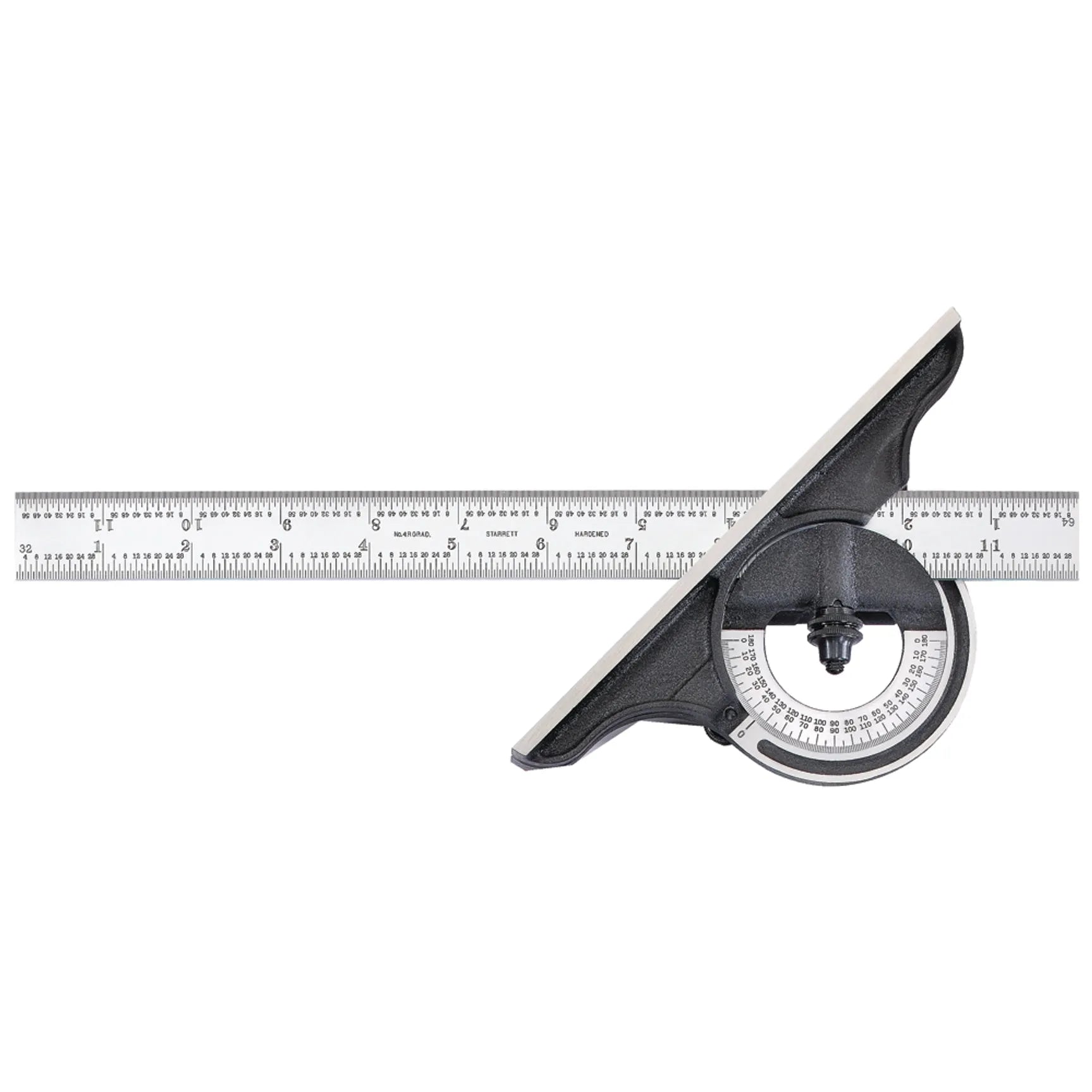 Starrett - Bevel Protractor 12in 4R Grad Reversible | C491-12-4R