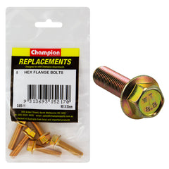 Champion - Hex Set Screws - High Tensile - Flanged - 12AF - M8 x 30mm - Grade 8.8 | C495-11