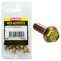 Champion - Hex Set Screws - High Tensile - Flanged - 10AF - M6 x 16mm - Grade 8.8 | C495-3