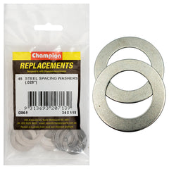 Champion - WASHERS-FLAT-SPACING-3/4" x 1-1/8" x 22G (.028") | C500-9