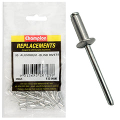 Champion - Rivets - Blind - Aluminium - 4.0 x 7.37mm | C502-5
