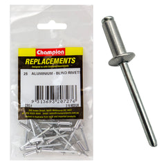 Champion - Rivets - Blind - Aluminium - 4.8 x 12.50mm | C502-9